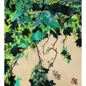 Rukhe Neelofer, 27 x 30 Inch, Acrylic on Canvas, Figurative Painting, AC-RNZ-024